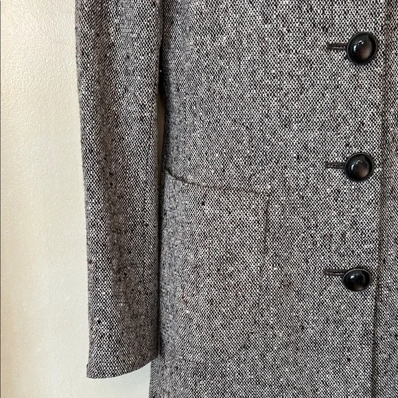 Banana Republic Brown Tweed Tailored Frock Coat size XS - Picture 5 of 16
